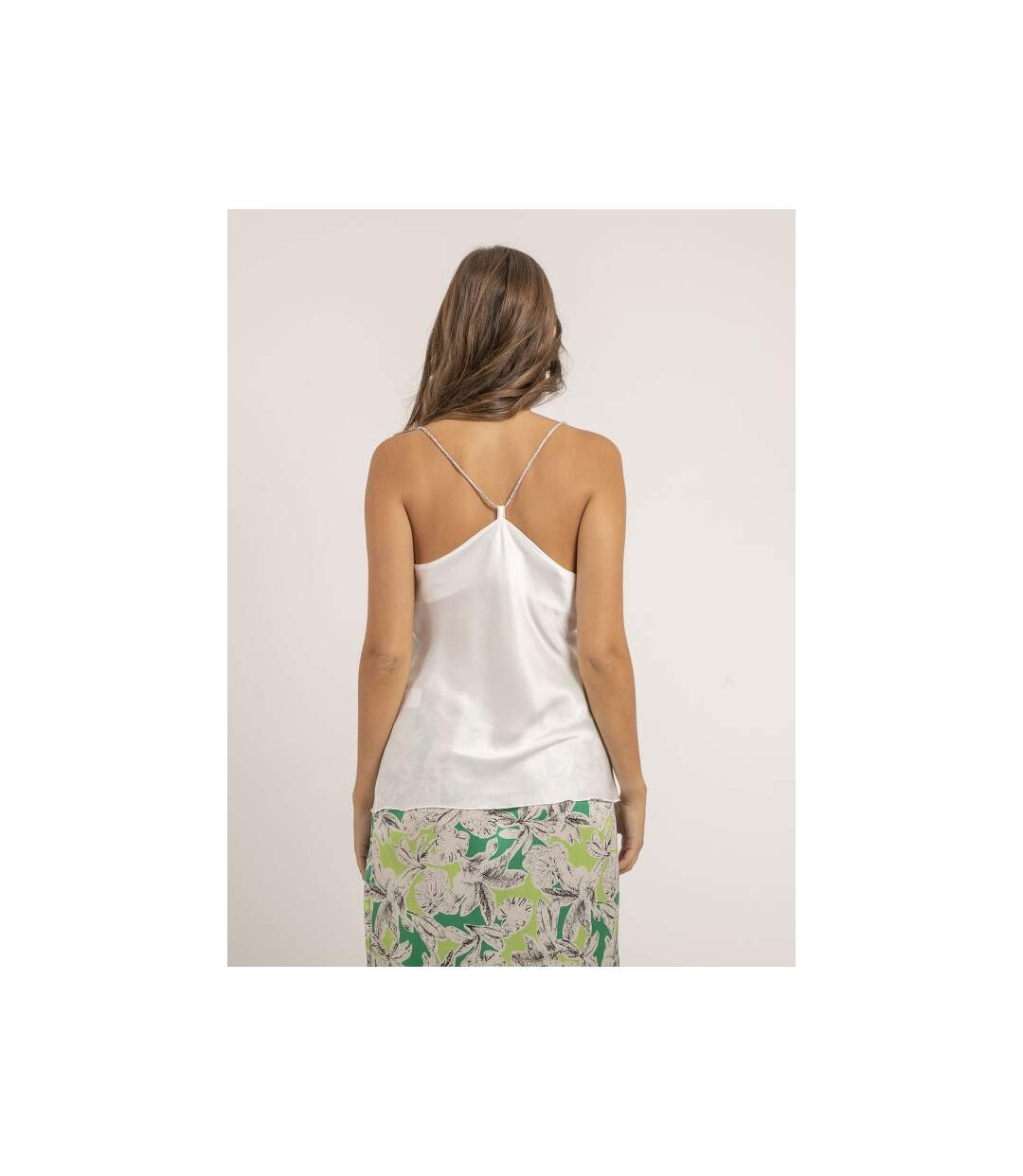 Caraco satin col bénitier FOLINE - Dona X Lisa-2