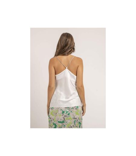 Caraco satin col bénitier FOLINE - Dona X Lisa