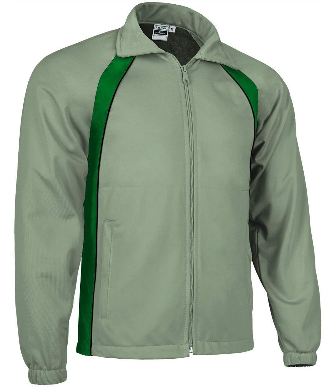 Veste de sport homme - TOURNAMENT - beige et vert bouteille-2