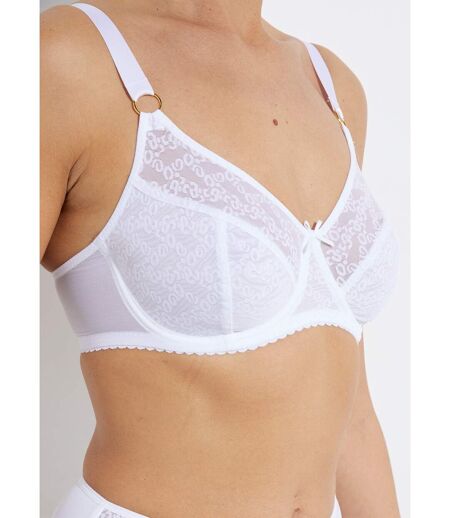 Soutien-gorge avec armatures maille fantaisie