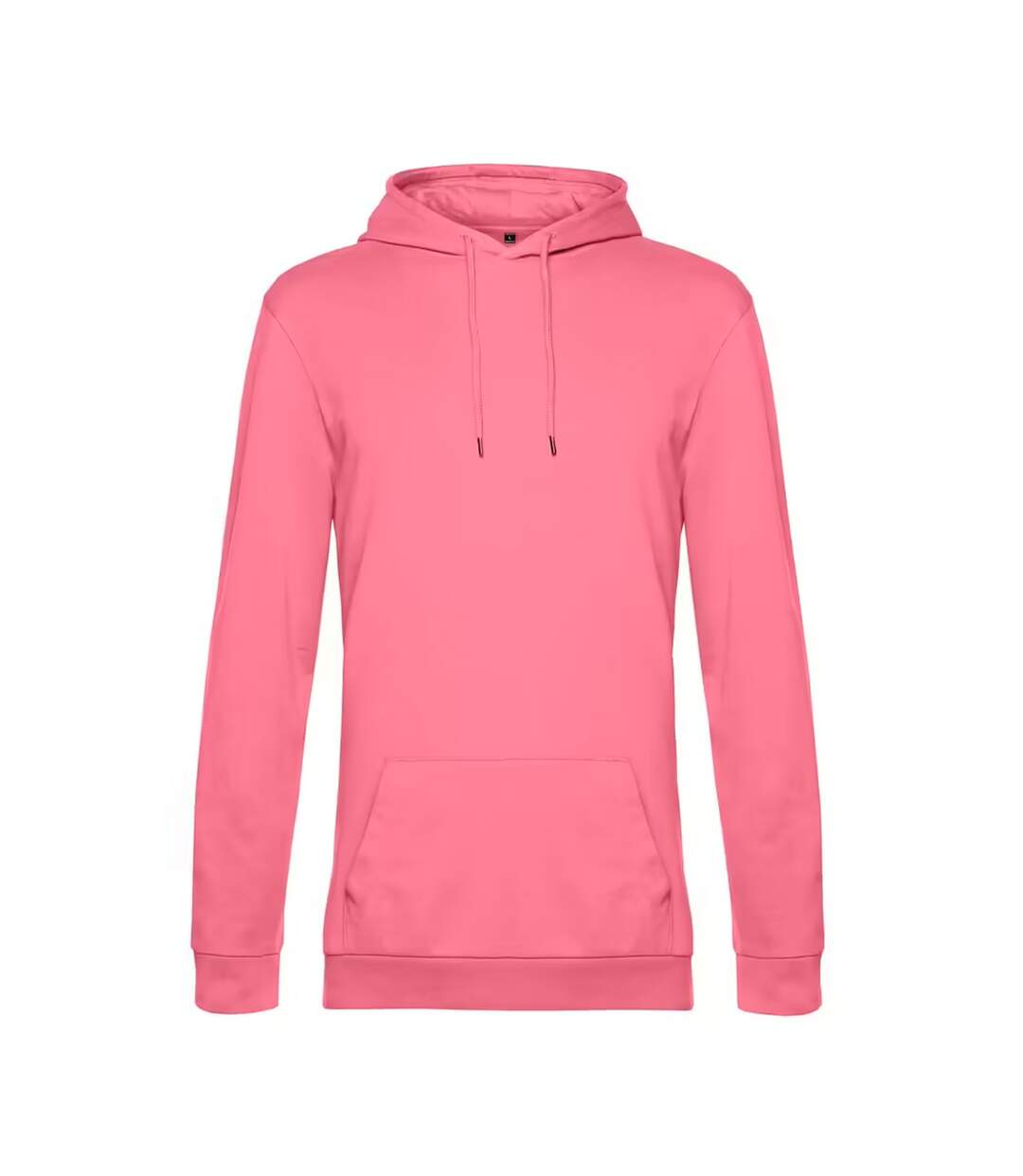 Sweat À Capuche Motif/style Uni Homme Rose B&C-1