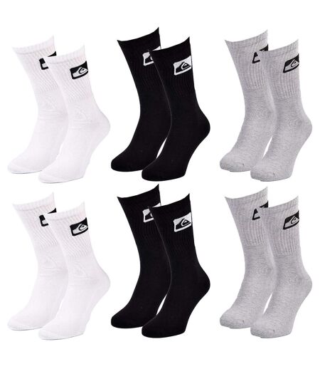 Chaussettes QUIKSILVER CUSHIONED CREW 6 Pcs 0334