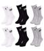 Chaussettes QUIKSILVER CUSHIONED CREW 6 Pcs 0334-2