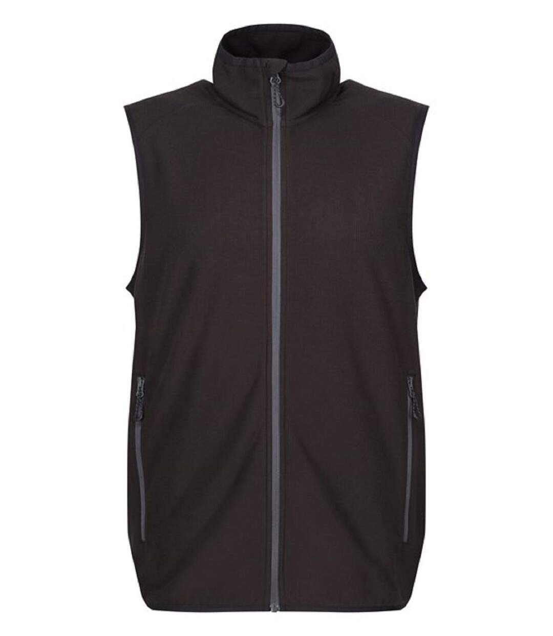 Gilet sans manches polaire - Homme - TRF695 - noir et gris-2