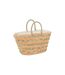 Sac de Plage Izia 53cm Naturel & Orange Clair