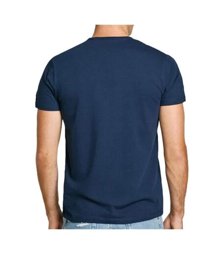 T-shirt marine homme pepe jeans original basic 508212 - l