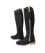 Womens/ladies Arabella Leather Long Boots Black Moretta-3