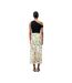 Womens/ladies Floral Pattern A-line Maxi Skirt White Multicoloured French Connection-3
