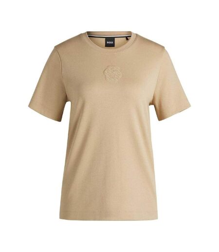 T-shirt Ecosa2 Femme Beige Hugo Boss