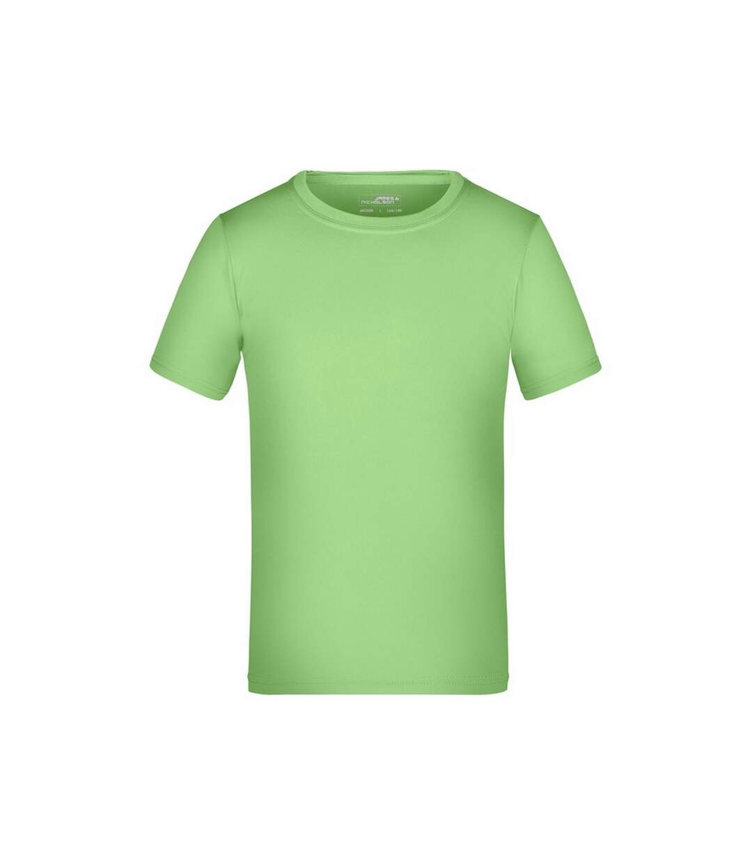 T-shirt active enfant vert citron James and Nicholson-1