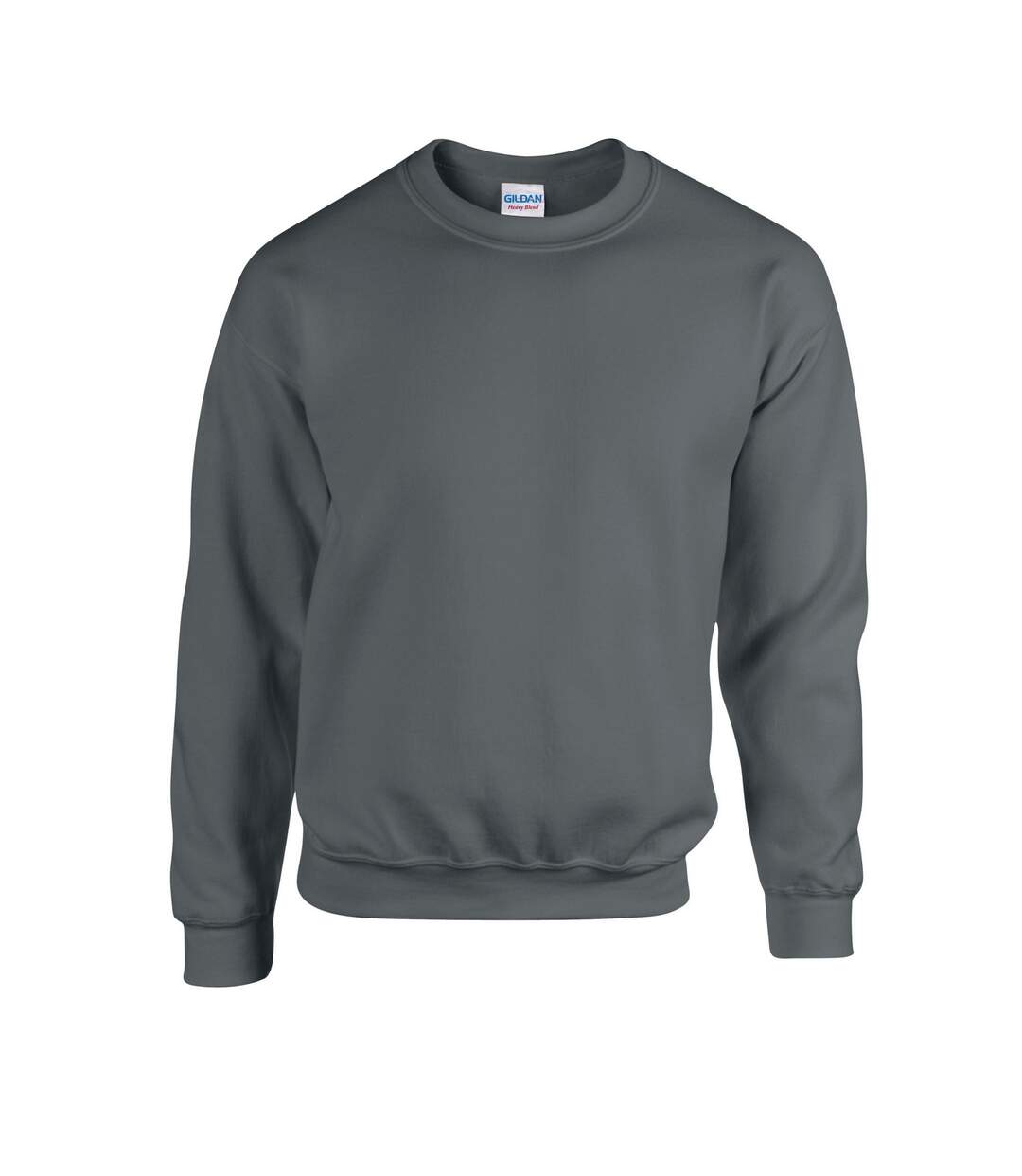 Mens Heavy Blend Sweatshirt Charcoal Gildan-1