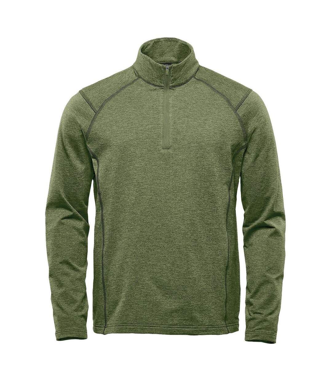 Sweat Treeline Performance Homme Vert De Gris Chiné Stormtech-1