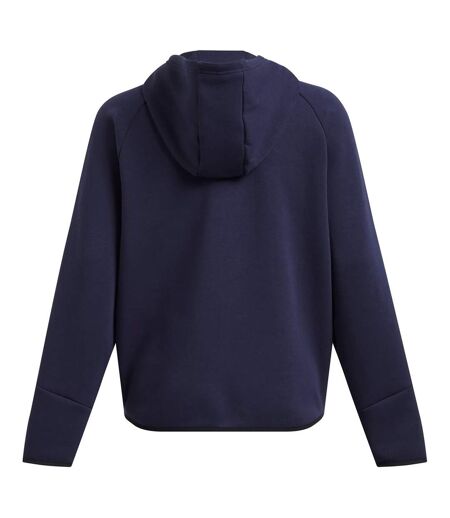 Womens/ladies Unstoppable Two Tone Sweat Jacket Blue Under Armour