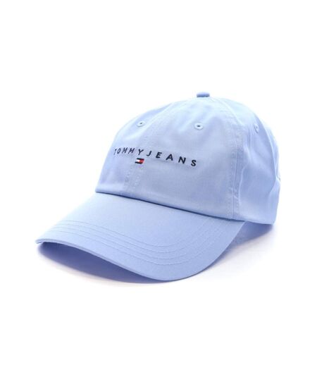 Casquette bleue mixte tommy hilfiger linear logo 6 - taille unique