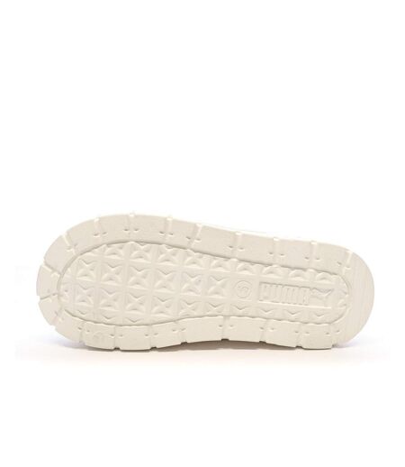 Claquettes blanches femme puma mayze - 38