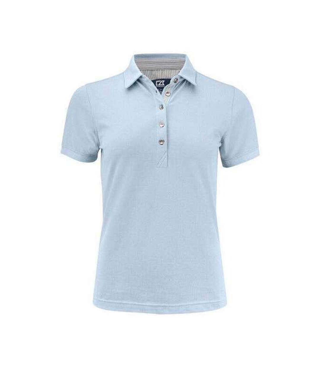 Womens/ladies Advantage Premium Polo Shirt Heaven Blue Cutter & Buck-1