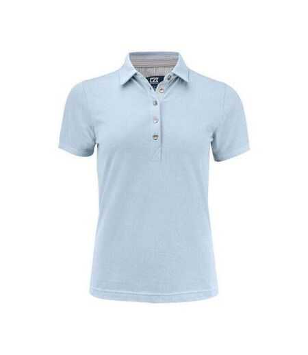 Womens/ladies Advantage Premium Polo Shirt Heaven Blue Cutter & Buck