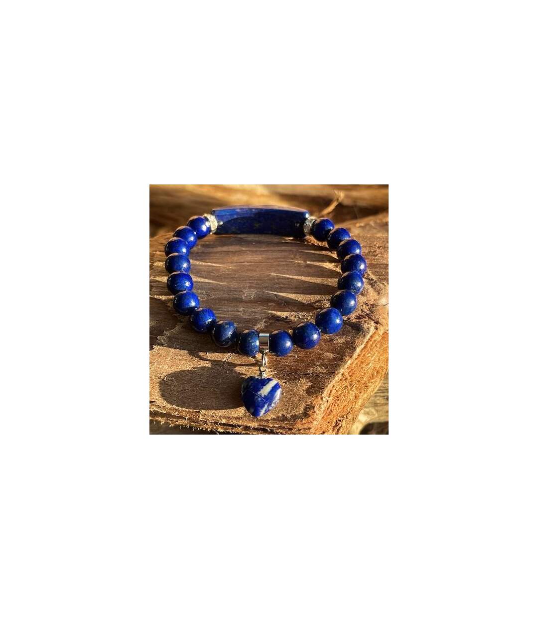 Bracelet amour en sodalite