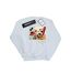 Disney Sweatshirt Womens/Ladies Mickey Mouse Building A Building (Blanc) - UTBI27424-1