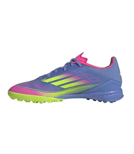 Mens F50 League Striped Football Boots Blue Lemon Adidas