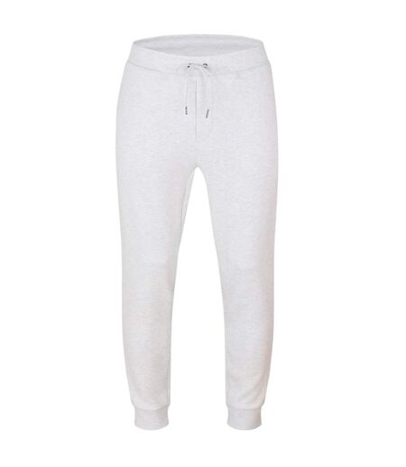 Mens Heather Plain Slim Joggers White Ralph Lauren