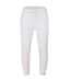 Mens Heather Plain Slim Joggers White Ralph Lauren-1