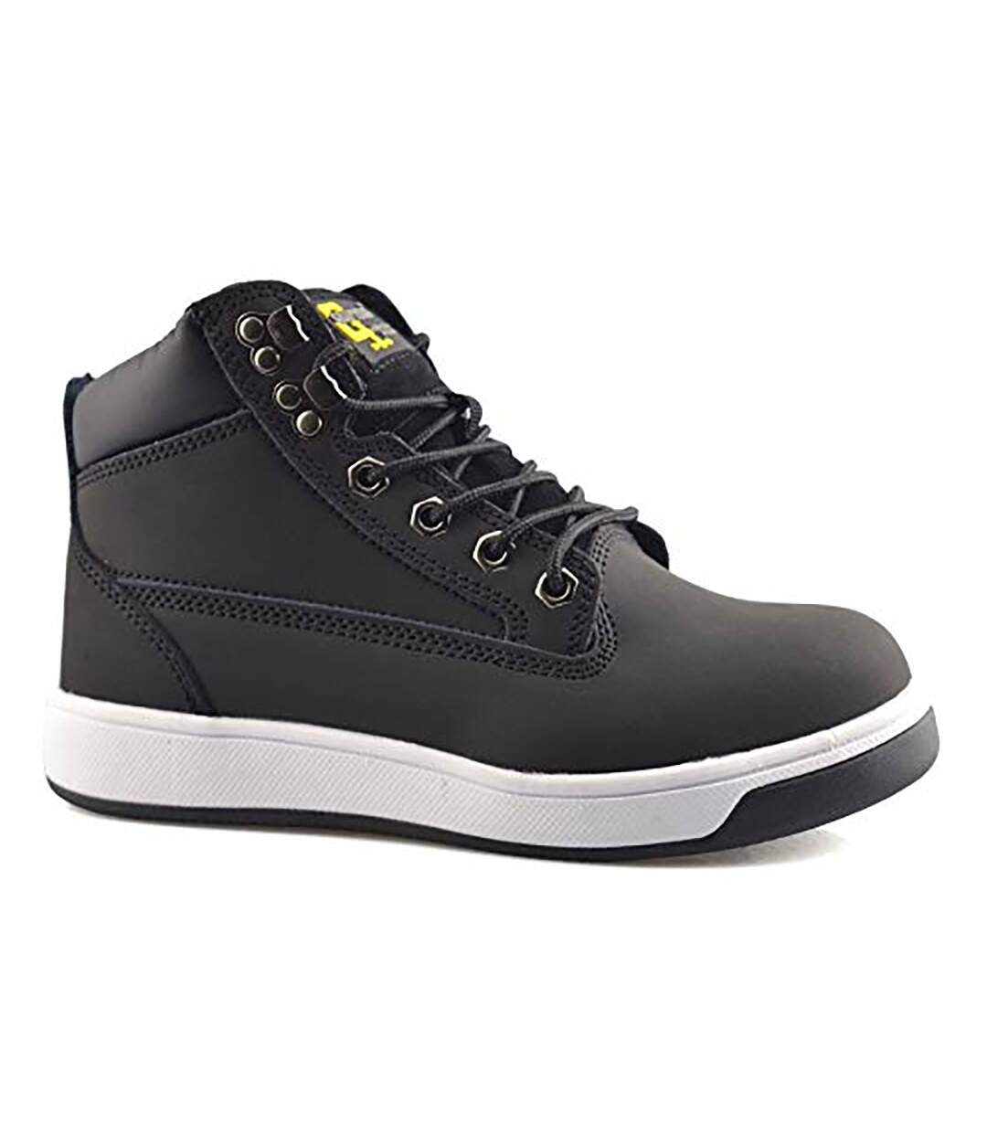 Chaussures Montantes De Sécurité Action Homme Noir Grafters-2