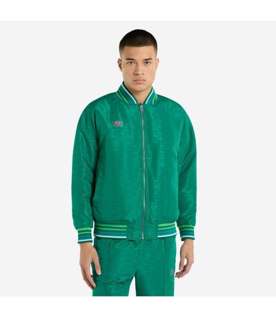 Umbro Mens Ramsey Reversible Track Jacket (Multicolored/Quetzal Green)