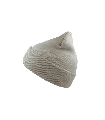 Bonnet avec revers wind mixte gris clair Atlantis