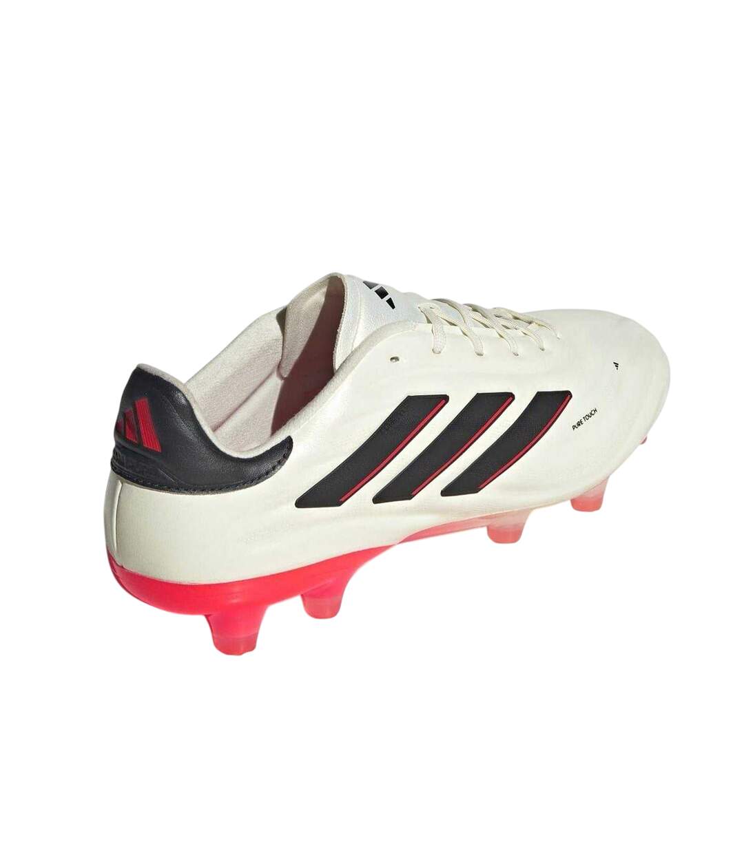 Mens Copa Pure Elite Calf Leather Firm Ground Football Boots White Black Red Adidas-2