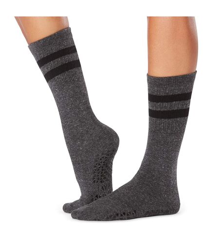 Chaussettes antidérapantes kai femme gris / noir Tavi Noir