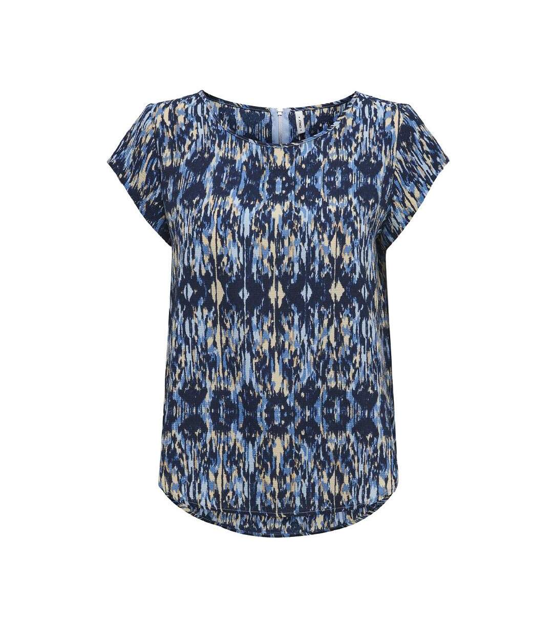 Top Imprimé Bleu à Motifs Femme Only Vic - 34