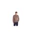 Pull Cosy Homme Brun Clair Animal-1