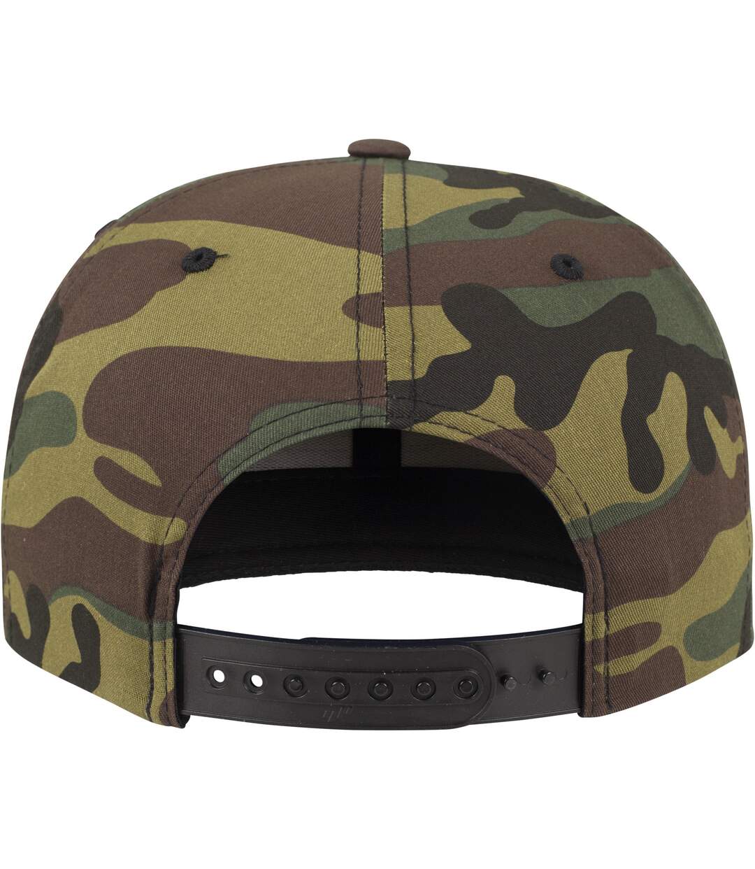 Casquette ajustable flexfit adulte vert forêt camouflage Yupoong-2