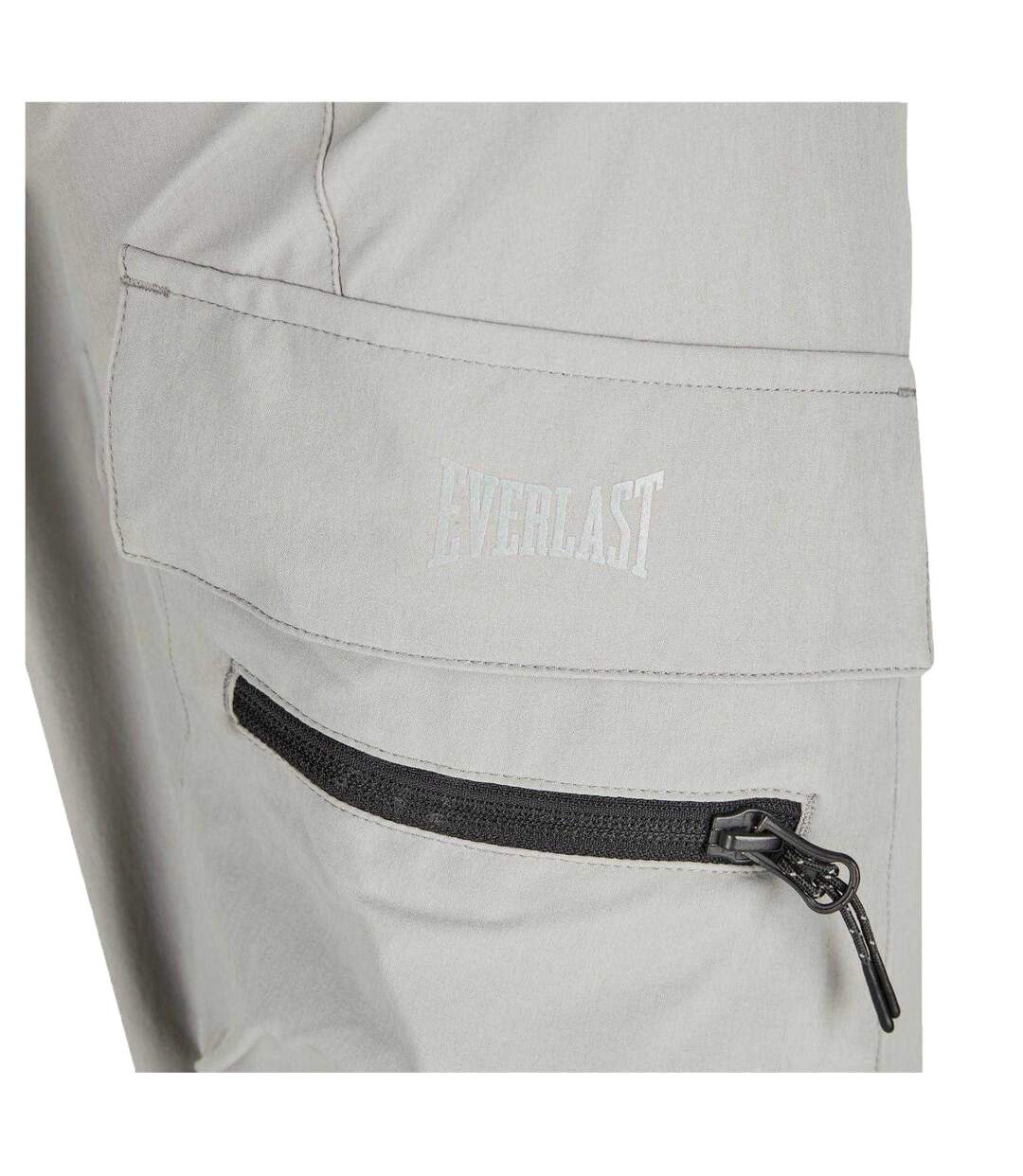 Pantalon De Combat Wordmark Homme Gris Everlast-3