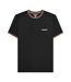 T-shirt Aw24 Homme Noir Blanc Orange Lambretta-2