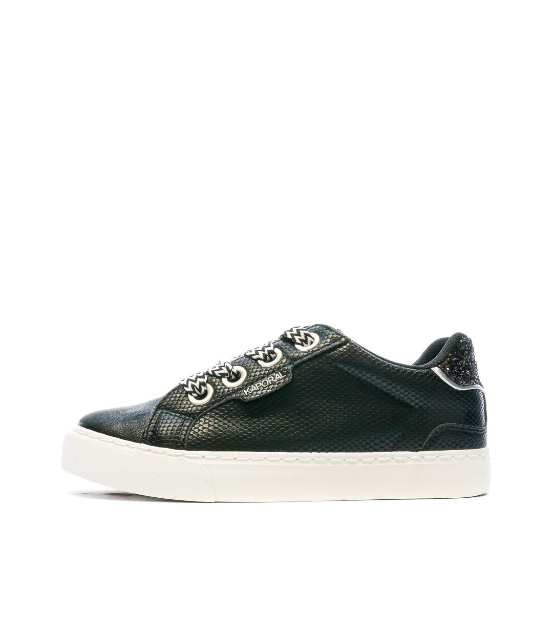 Baskets Noir Femme Kaporal Sandra-1