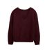 Pull bordeaux femme teddy smith keith-1