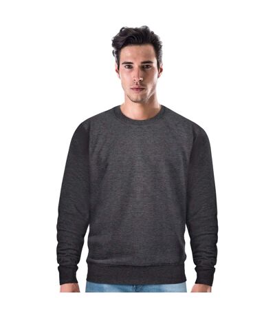 Sweat Homme Gris Foncé Chiné Casual Classics