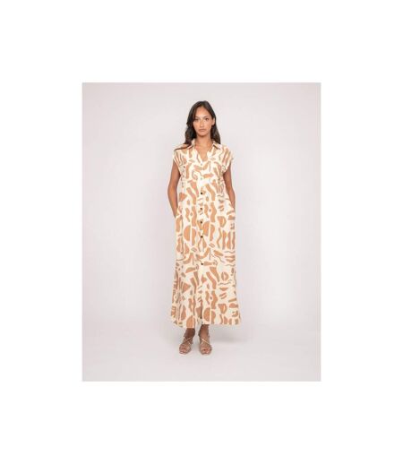 Robe boutonnée longue sans manches ISALINE - Dona X Lisa