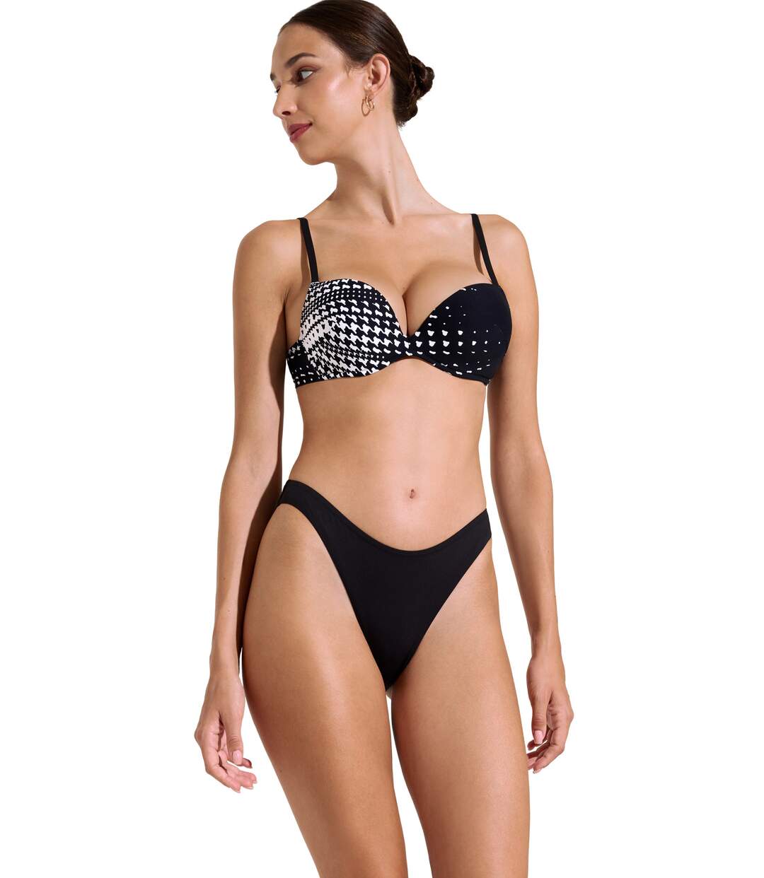 Bas maillot slip de bain échancré taille basse Quito Lisca-2