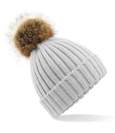 Beechfield Unisex Cuffed Design Winter Hat (Light Grey) - UTRW5283