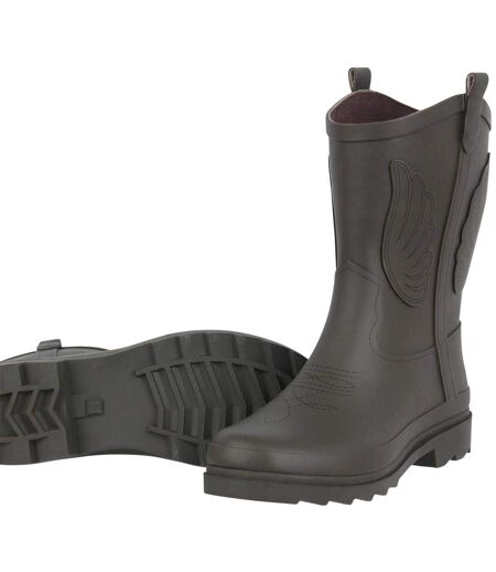 Bottes De Pluie Femme Marron Foncé Jack Wills