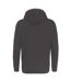 Womens/ladies college cotton hoodie charcoal Awdis