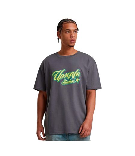 T-shirt Homme Hotel Paradiso Gris Foncé Mister Tee