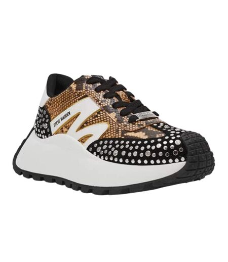 Baskets Motif/style Imprimé Serpent Femme Blanc Noir Marron Steve Madden