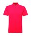 Asquith & Fox Mens Short Sleeve Performance Blend Polo Shirt (Hot Pink)