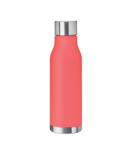 Glacier rpet 600ml water bottle one size transparent red MidOcean