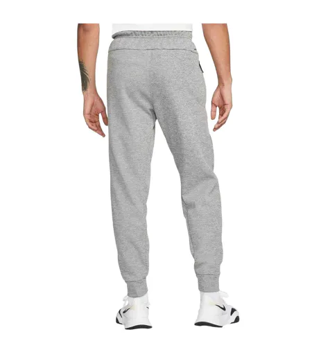 Mens Dri-fit Fleece Training Jogging Bottoms Grey Nike