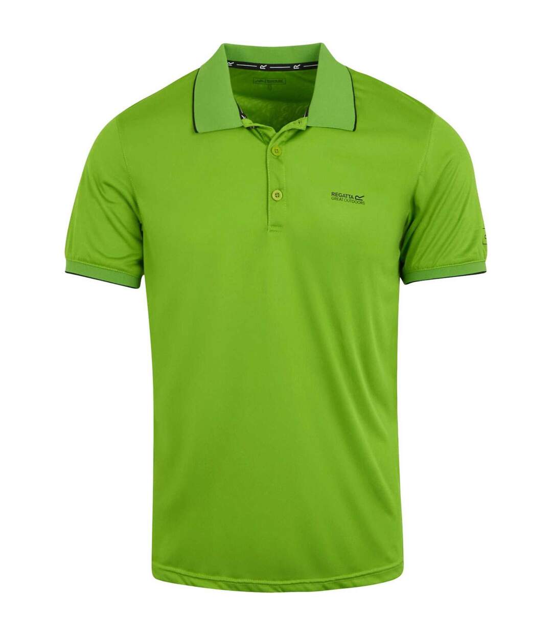 Polo Remex Homme Vert Clair Uni Regatta-2